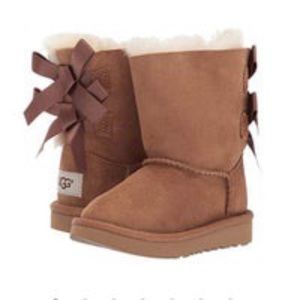 UGG toddler girl bailey bow boots